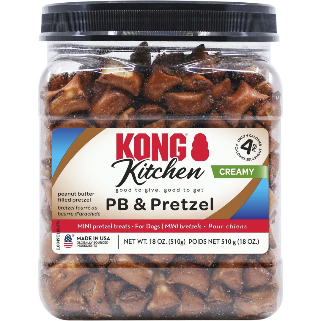KONG - Kitchen Peanut Butter & Pretzel Dog Treats