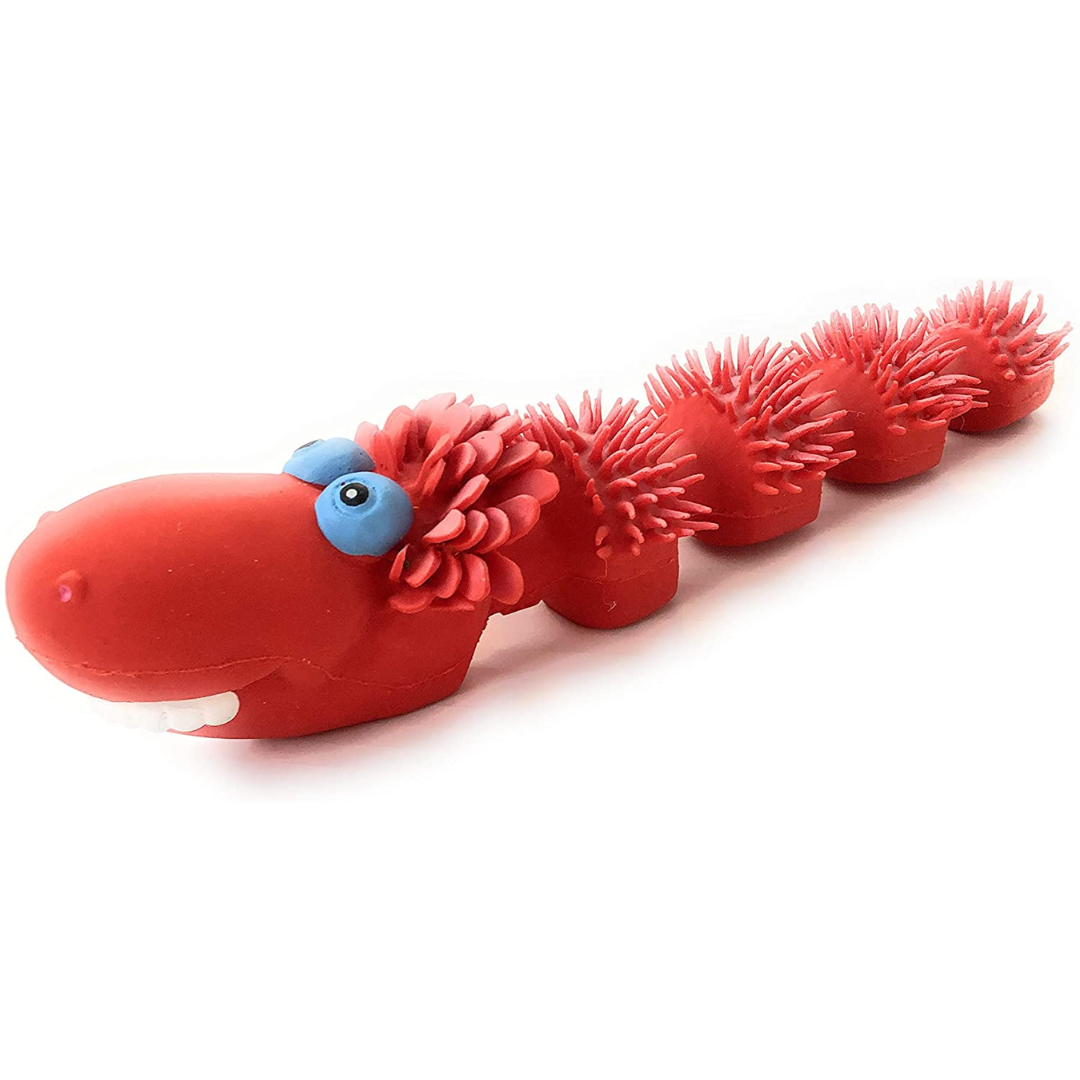 Wholesale Sensory Snake Squeaky Rubber Dog Toys (Small) for your