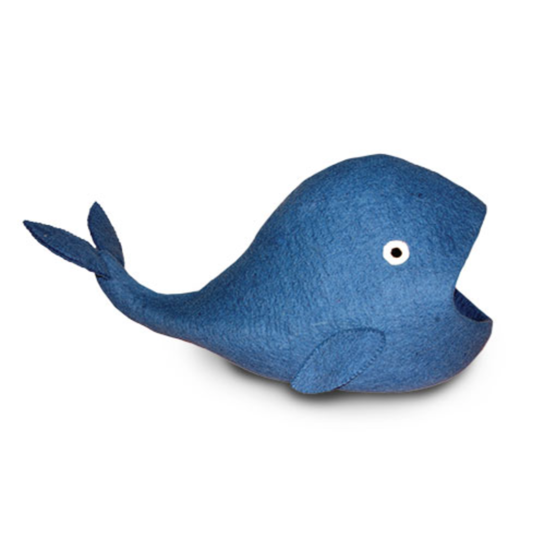 Dharma Dog Karma Cat - Pet Cave Blue Whale Wool