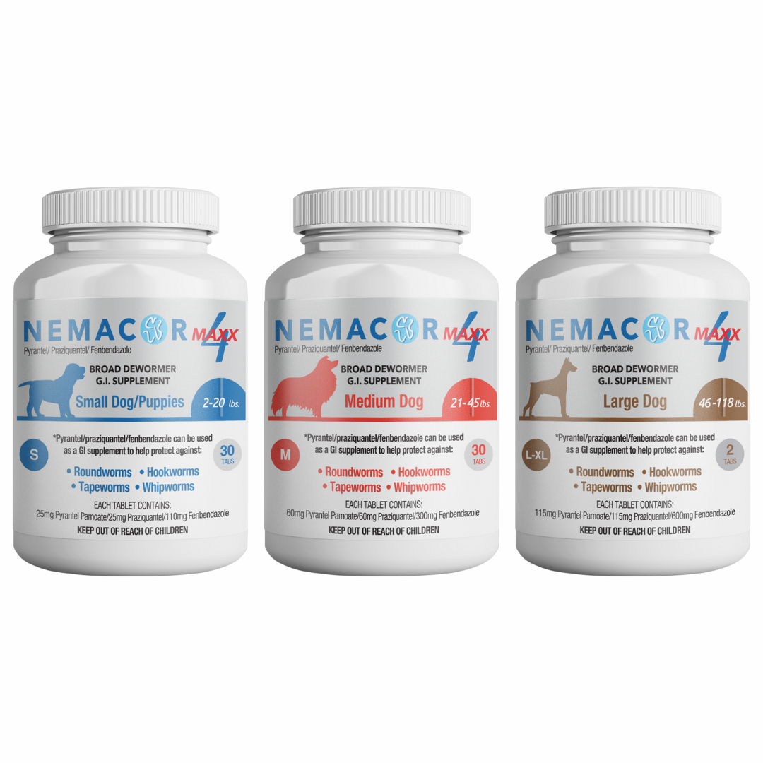 K & K Vet Products - Nemacor© MAXX 4 Flavored Tablets