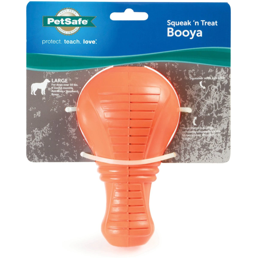 Premier Pet Products - PetSafe Sportsmen Squeak-N-Treat Booya Dog Toy