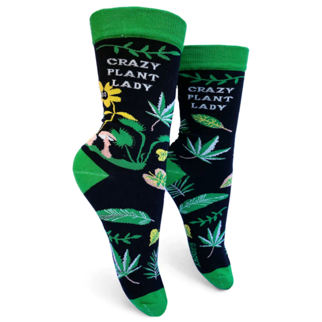 Crazy Plant Lady Socks - Groovy Things