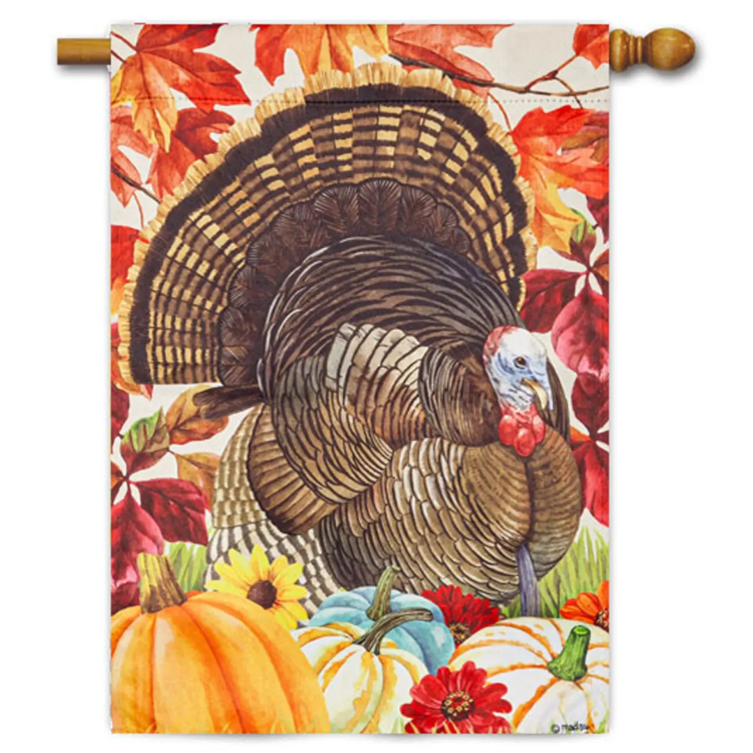 Evergreen Enterprises - November Turkey House Flag