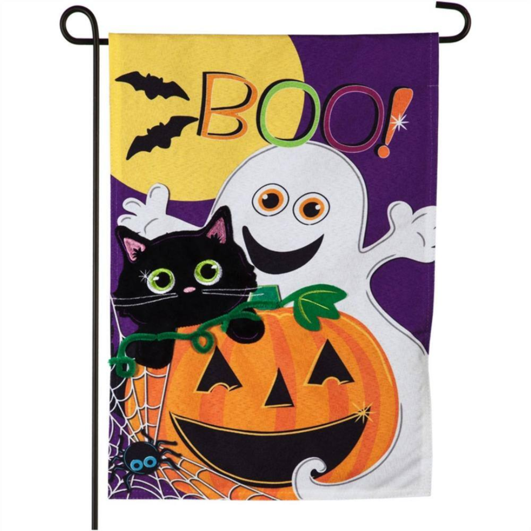 Evergreen Enterprises - Halloween BOO Garden Flag