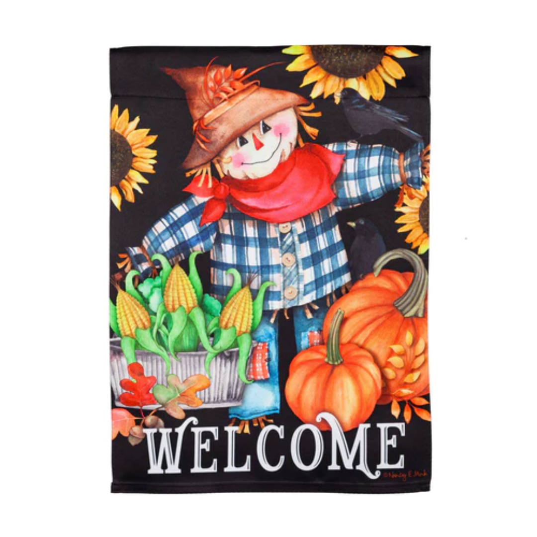 Evergreen Enterprises - Harvest Scarecrow Garden Flag