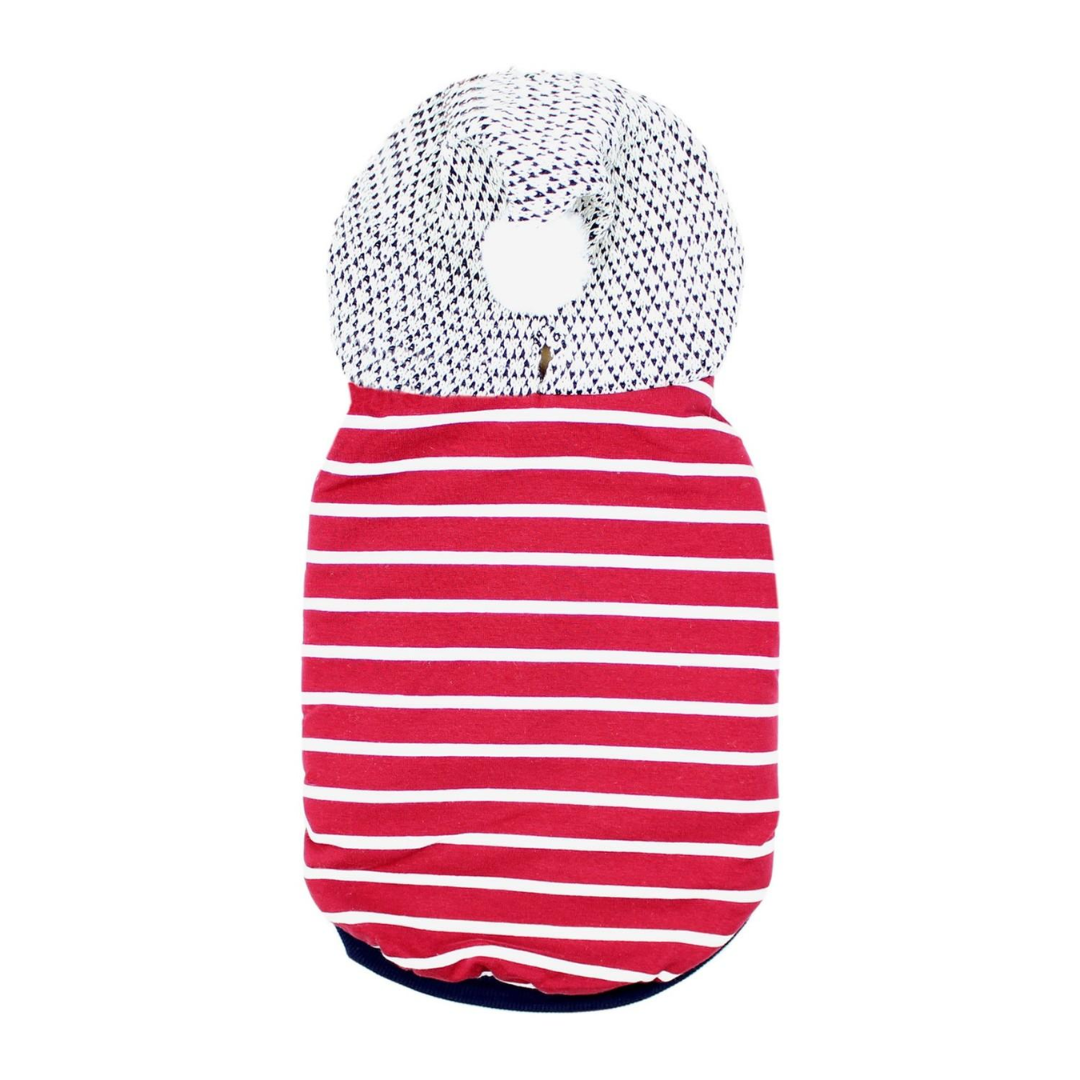 Parisian Pet - Striped Pom Pom Dog Hoodie - Red - Southern Agriculture