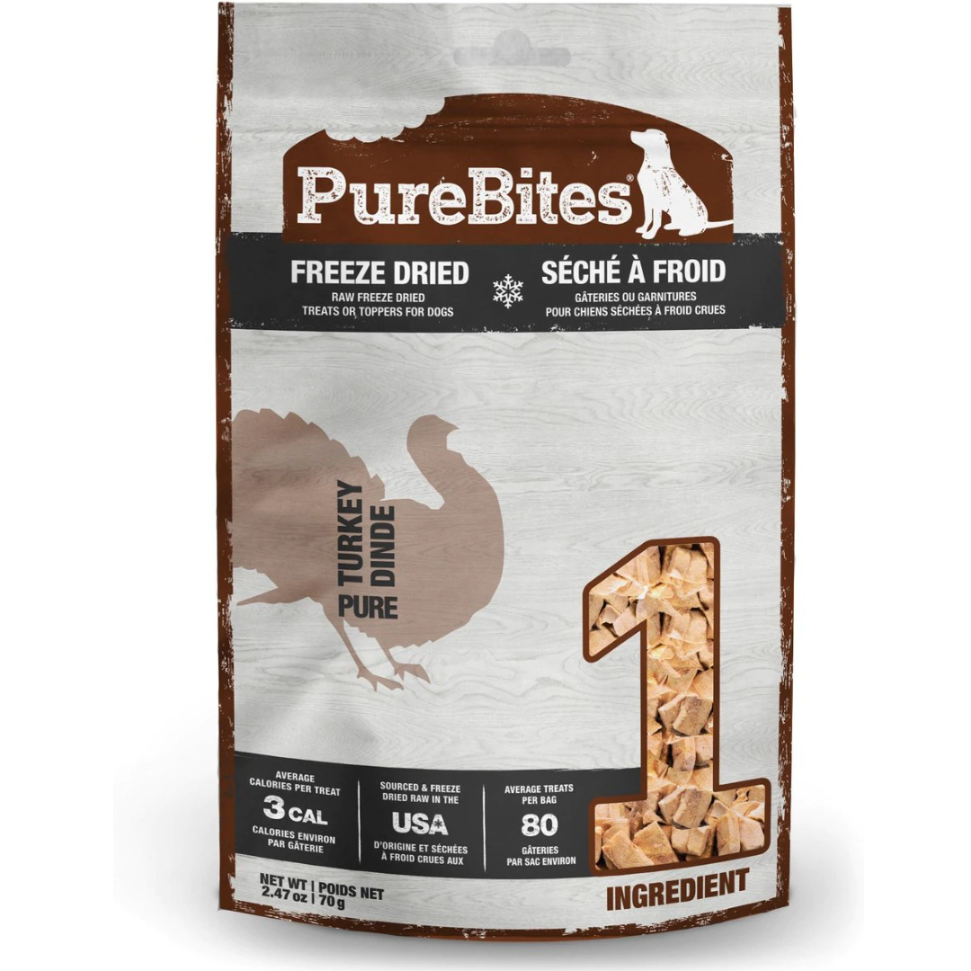Central Pet - PureBites Turkey Breast Freeze-Dried Raw Dog Treats