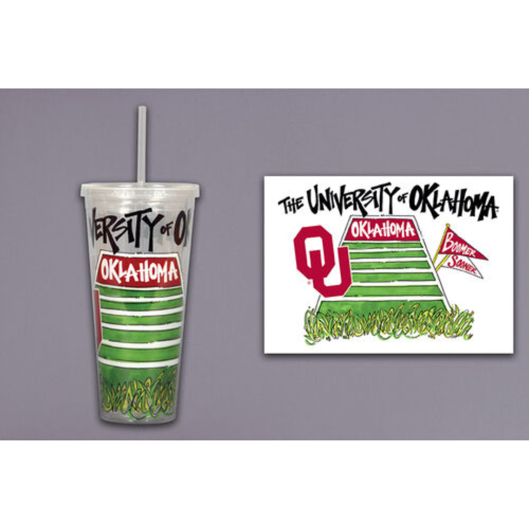 Magnolia Lane - Oklahoma Tumbler with Lid & Straw