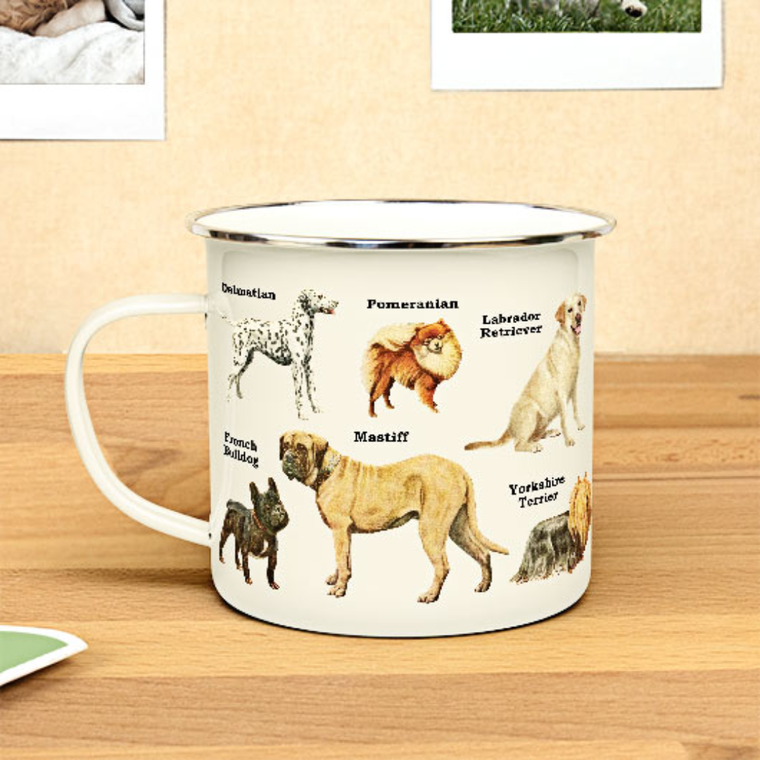 Gift Republic - Dogs Enamel Mug