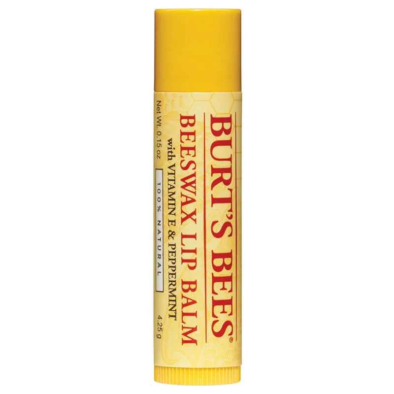 Burt's Bees Vitamin E & Peppermint Oil Lip Balm, 4-Pack
