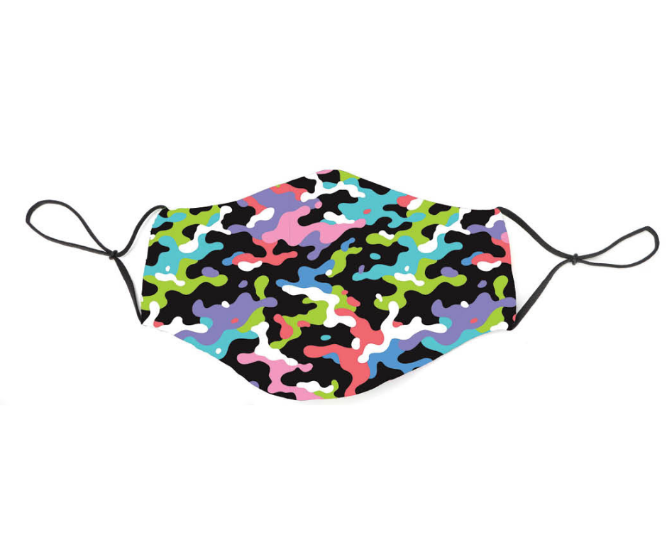Snoozies Fashion Face Coverings (Mask) Multi Color Camo