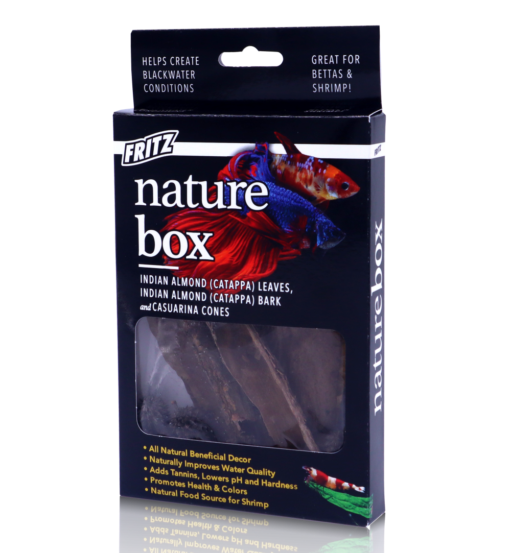 Fritz - Nature Box Indian Almond Leaves/Bark & Casuarina Cones