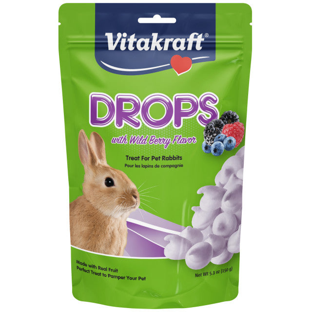 Vitakraft - Yogurt Drops Wild Berry For Rabbits In Pouch