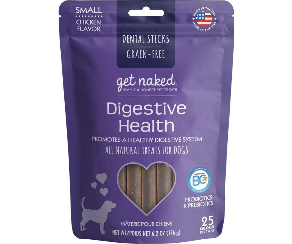 Get Naked - Digestive Health Dental Chew Sticks. Dog Treats.-Southern Agriculture