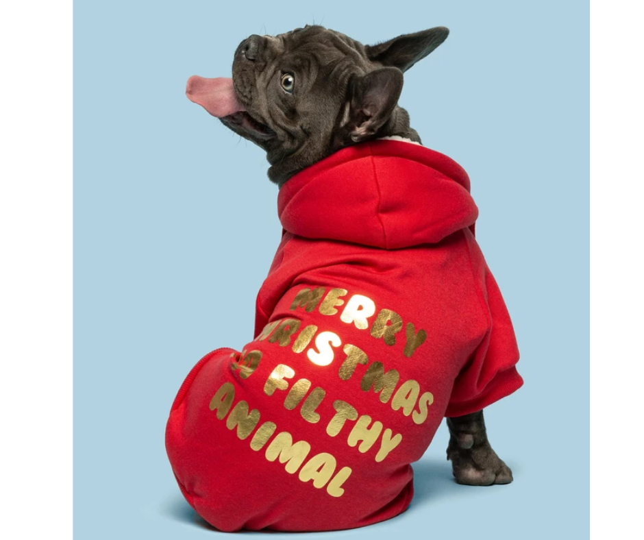 Merry christmas ya filthy animal online dog jumper