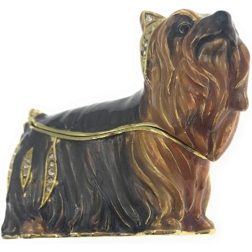 Kubla Crafts Yorkie Trinket Box-Southern Agriculture