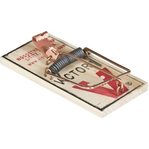 Victor Wood with Wire Snap Mouse Trap - Pack of 2-Southern Agriculture