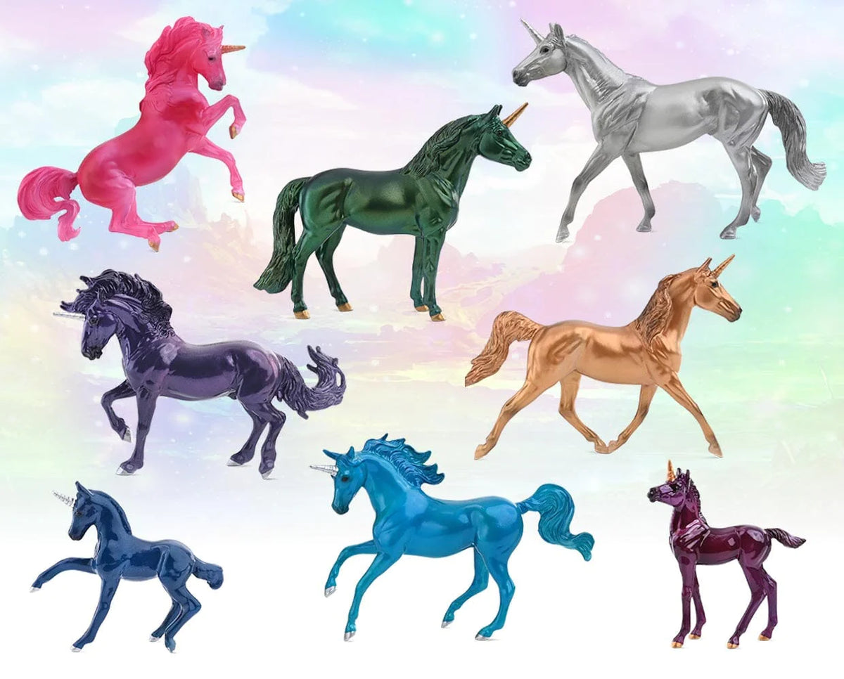 Breyer - Sparkling Splendor Unicorn Set (6 Unicorn+ 2 Foals)