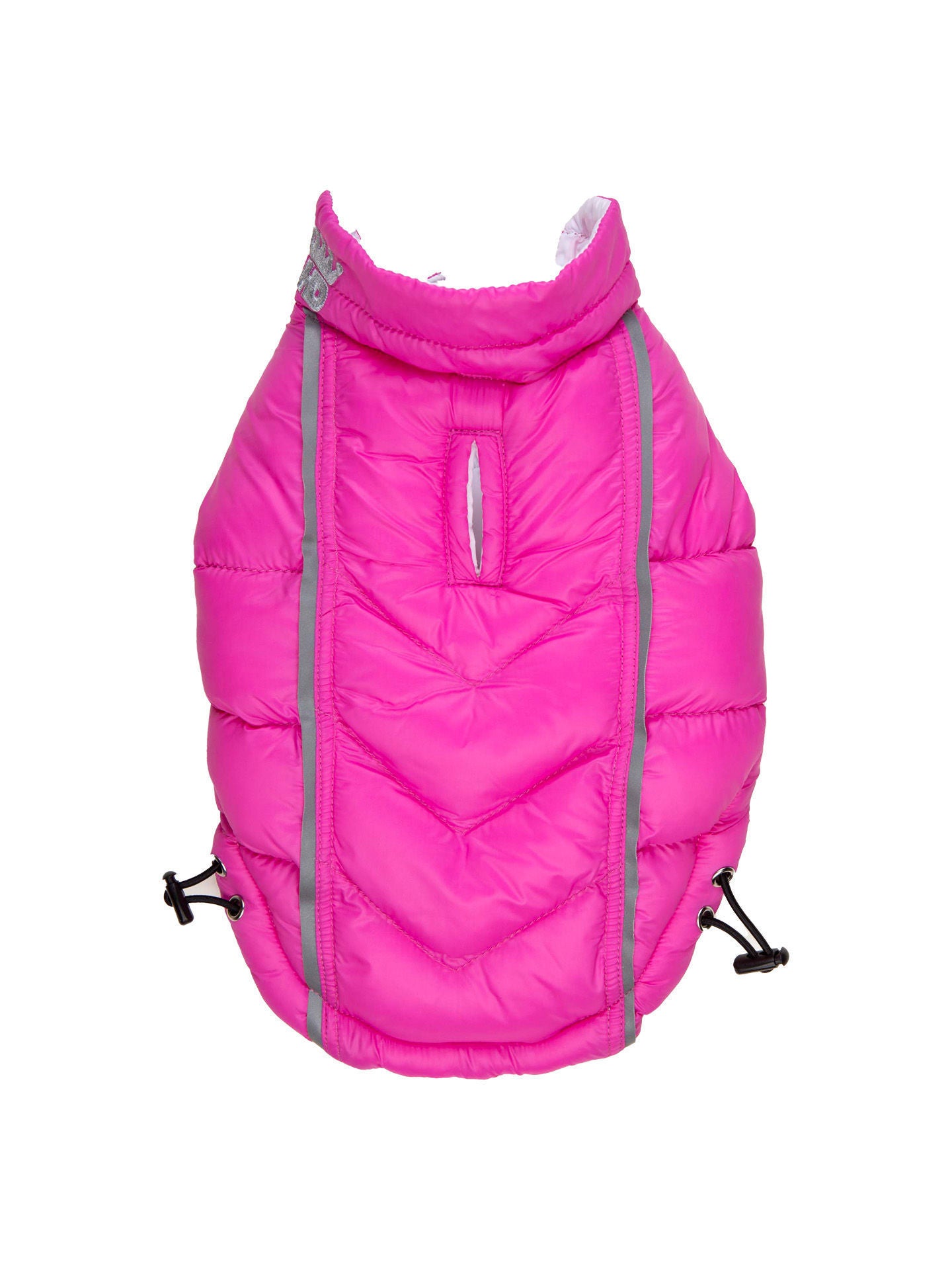 Barker's Bowtique - Puffer Vest Featherlite Reversible Pink & White