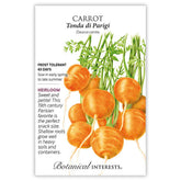 Carrot Tonda di Parigi Seeds