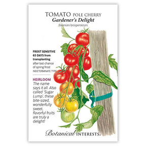 Botanical Interests, Inc. - Gardener's Delight Pole Cherry Tomato Seeds