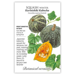 Botanical Interests, Inc. - Kurinishiki Kabocha Winter Squash Seeds