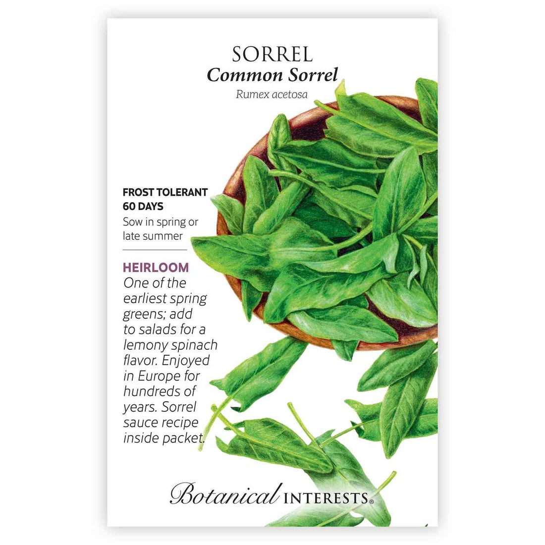 Botanical Interests, Inc. - Common Sorrel Seeds