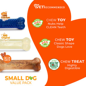 Nylabone - Flexi Chew Small Dog Value Pack