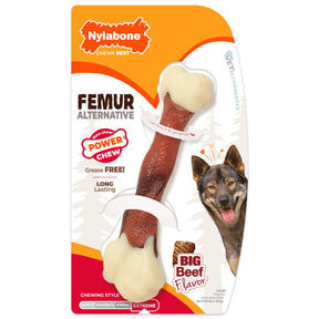 Nylabone - Dura Chew Femur Alternative	Alternative Chew Toy Beef Flavor