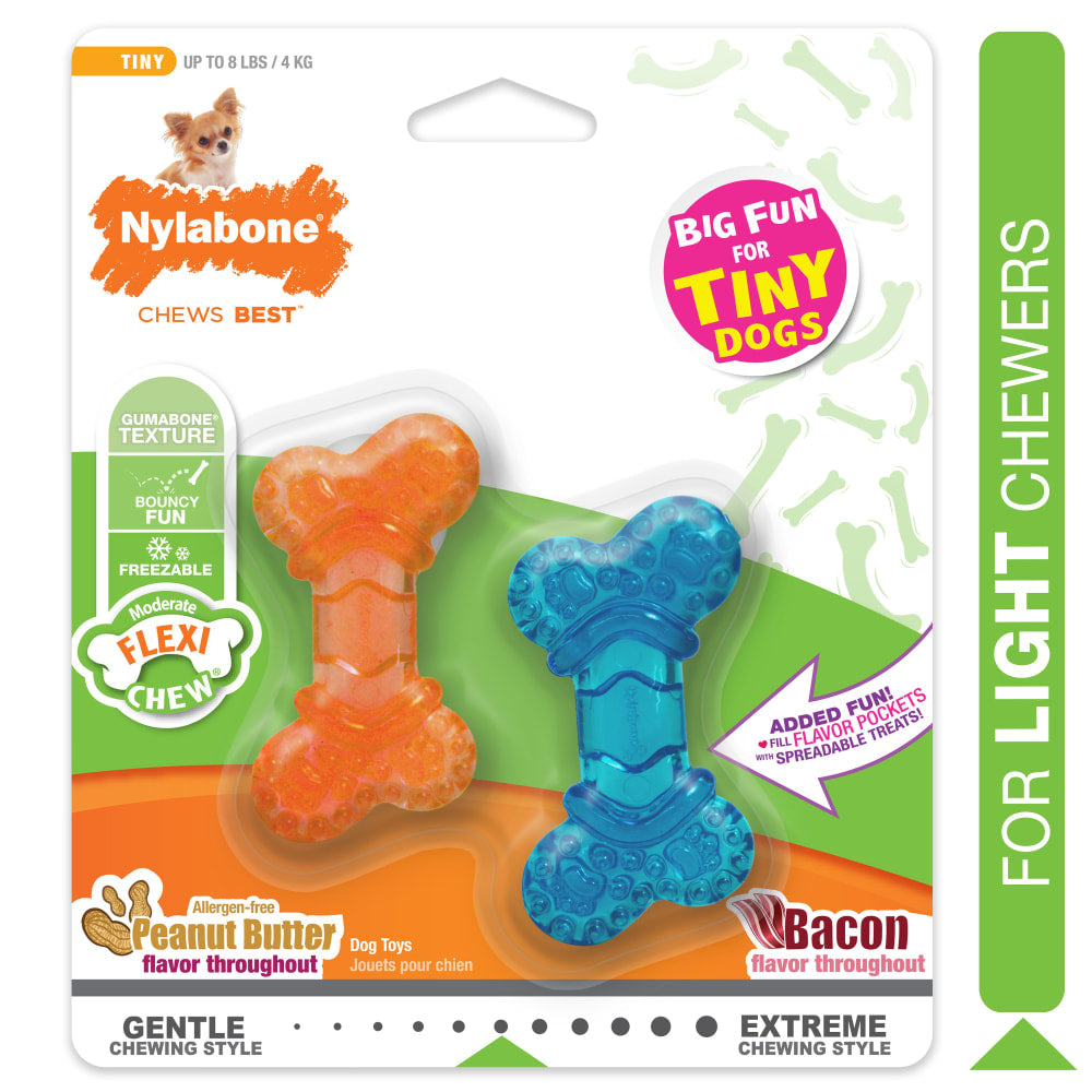 Nylabone - Flexible Bone Bumpy with Flavor Pockets