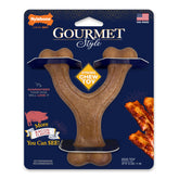 Nylabone - Gourmet Wishbone Bacon Regular Strong Chew