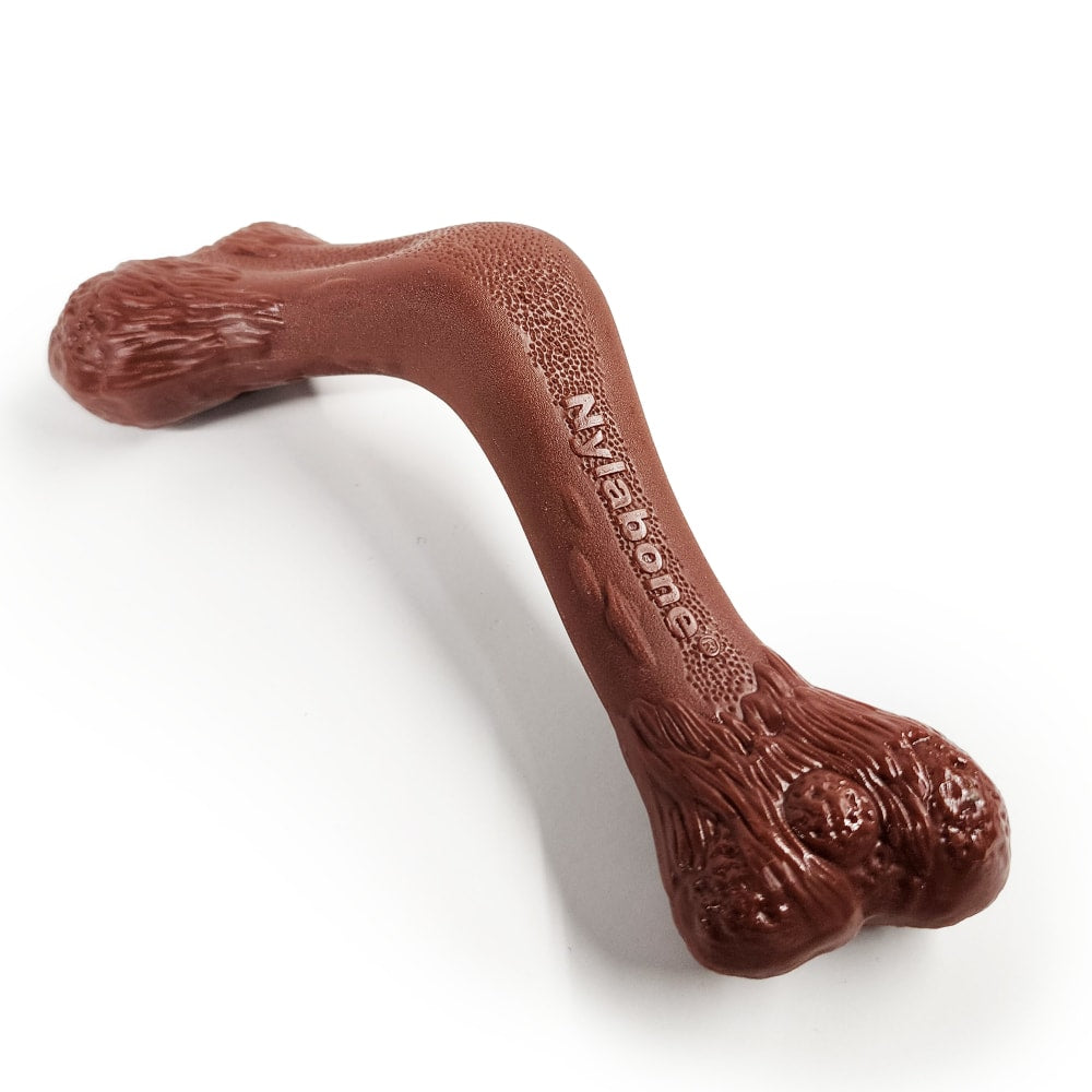 Nylabone - Dura Chew Elk Bone Alternative Chew Toy Venison Tenderloin