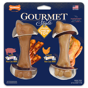 Nylabone - Gourmet Femur Bacon & Chicken Strong Chew Small