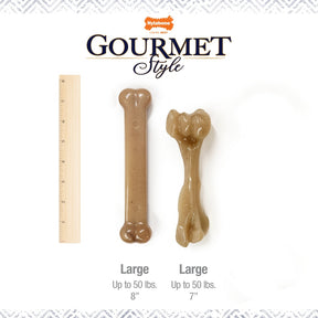 Nylabone - Gourmet Bone & Femur (Cheddar & Baby Back Ribs) Strong Chew
