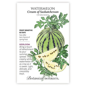Botanical Interests, Inc. - Cream of Saskatchewan Watermelon Seeds