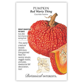 Botanical Interests, Inc. - Red Warty Thing Pumpkin Seeds