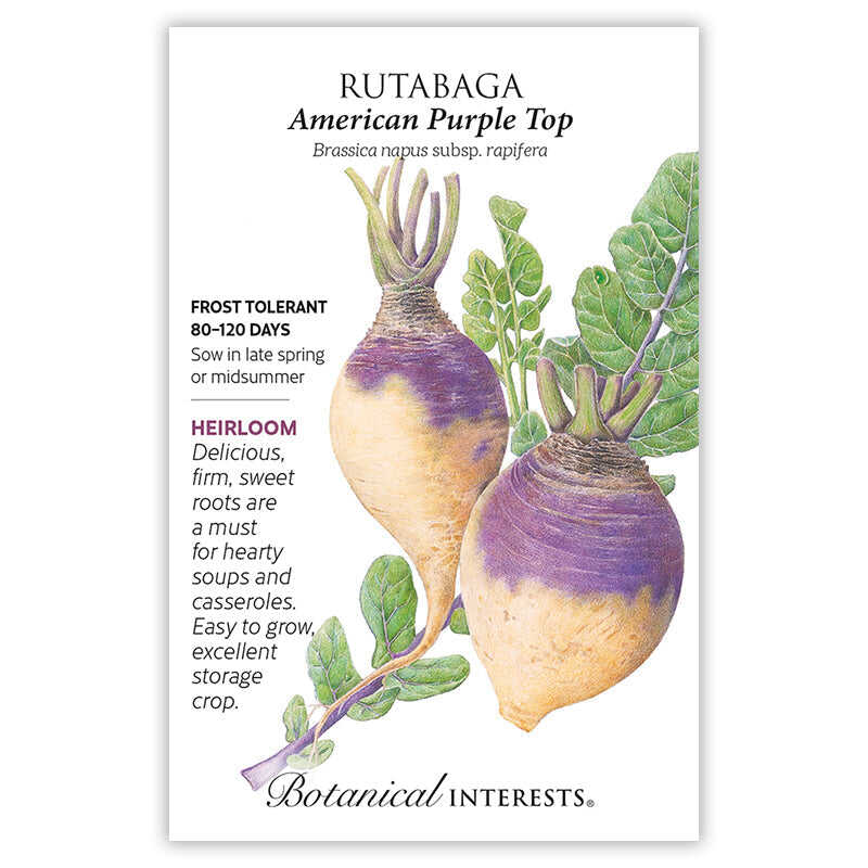 Botanical Interests, Inc. - American Purple Top Rutabaga Seeds