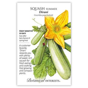 Botanical Interests, Inc. - Dirani Summer Squash Seeds