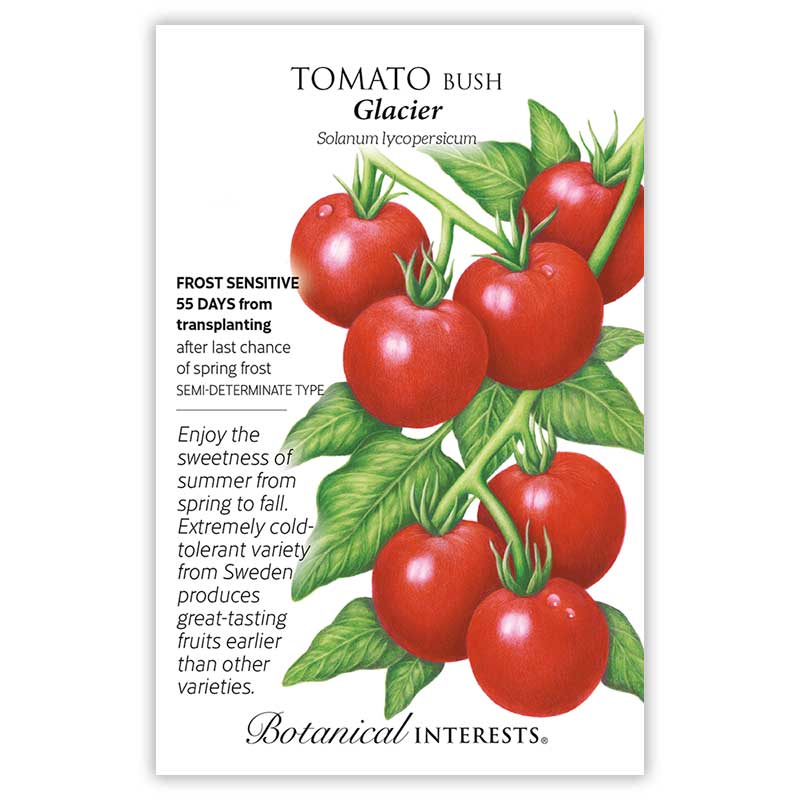 Botanical Interests, Inc. - Glacier Bush Tomato Seeds