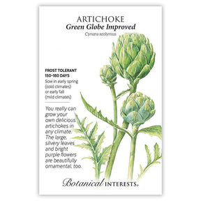 Botanical Interests, Inc. - Green Globe Improved Artichoke Seeds