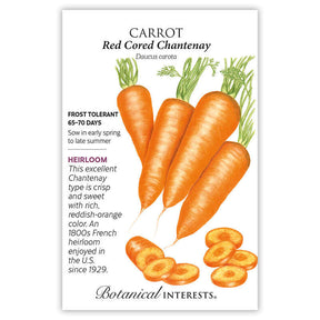 Botanical Interests, Inc. - Red Cored Chantenay Carrot Seeds