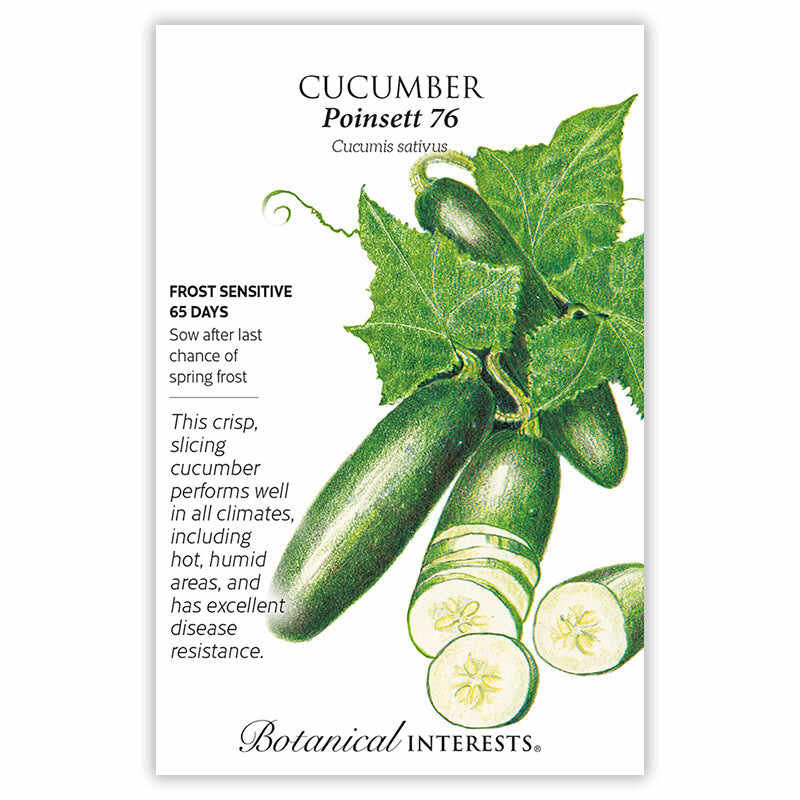 Botanical Interests, Inc. - Poinsett 76 Cucumber Seeds