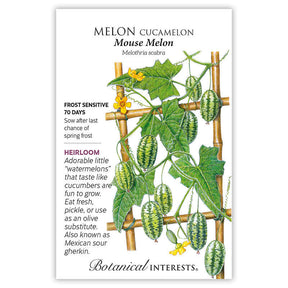 Botanical Interests, Inc. - Mouse Melon Cucamelon Melon Seeds