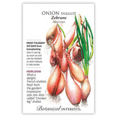 Onion Shallot Zebrune (LD) Seeds