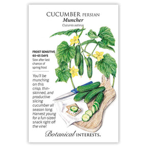 Botanical Interests, Inc. - Muncher Persian Cucumber Seeds