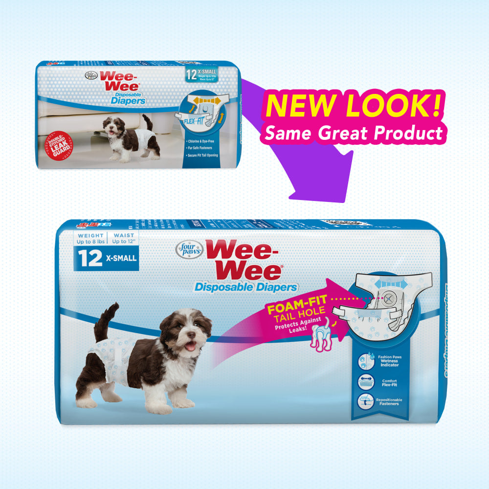 Four Paws - Wee-Wee Disposable Dog Diapers
