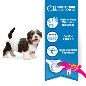 Four Paws - Wee-Wee Disposable Dog Diapers