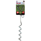 Prevue Hendryx - Tie-Out Spiral Stake For Dogs Up To 150 lbs.