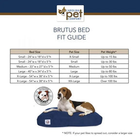 Carolina Pet - Brutus Tough Pet Napper Dog Bed, Tan