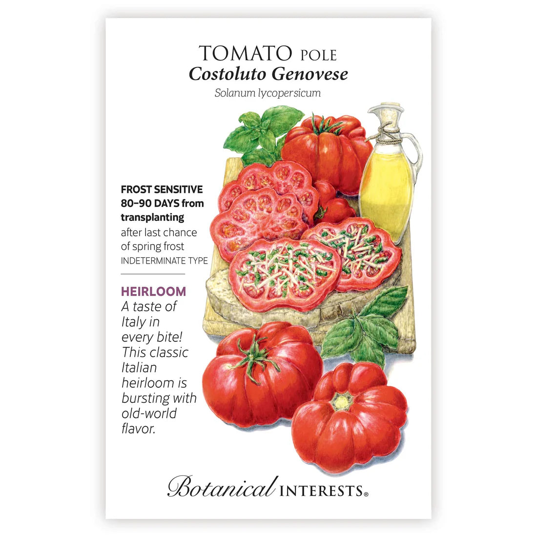 Botanical Interests, Inc. - Costoluto Genovese Pole Tomato Seeds